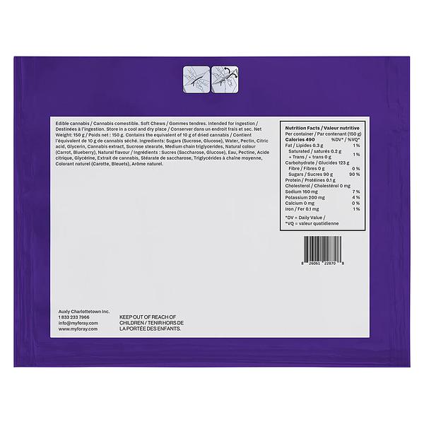 Foray - Fast Cbn Blackberry Lavender Soft Chews