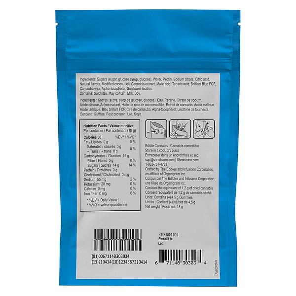 SHRED'EMS - Sour Blue Razzberry