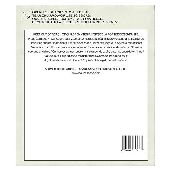 Back Forty - Strawberry Cough 510 Thread Cartridge