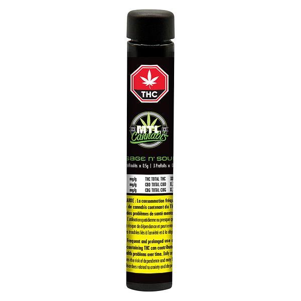 MTL Cannabis - Sage N' Sour Pre Rolls