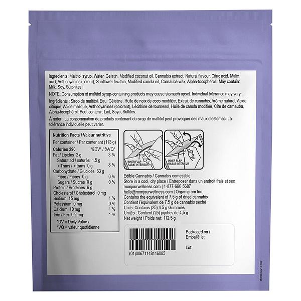 Monjour Bare - Twilight Tranquility Cbd:Cbn:Cbg Soft Chews