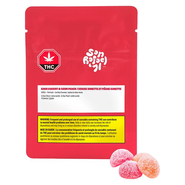 San Rafael '71 - Sour Cherry & Peach Live Resin Soft Chews