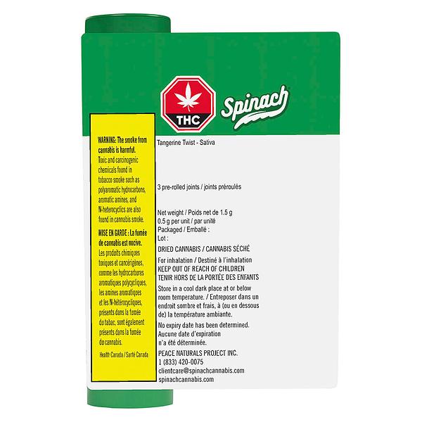 Spinach - Tangerine Twist Pre Roll