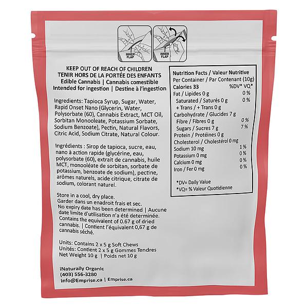 Emprise Rapid - Peach 1:1 Soft Chews