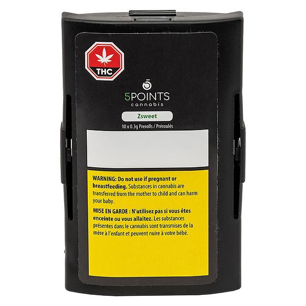 5 Points Cannabis - Zsweet Pre Roll