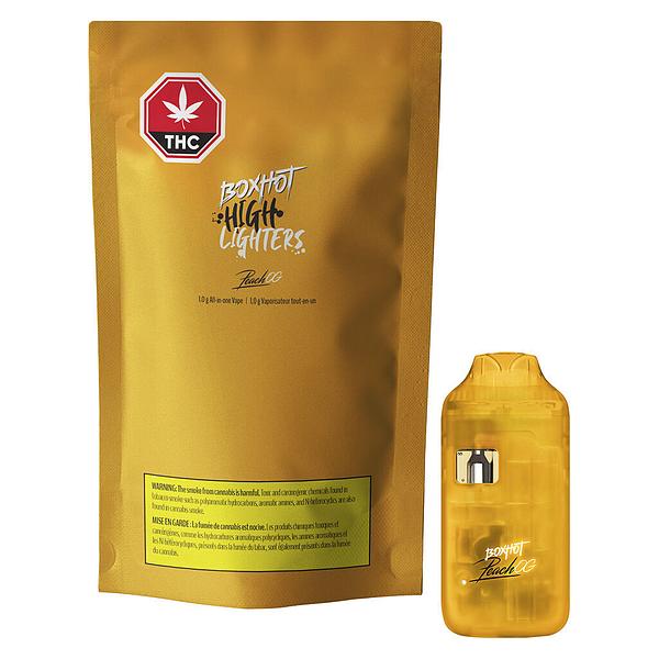 BOXHOT Highlighters - Peach Og All In One Disposable Pen