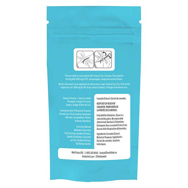 BOXHOT Cruise Control - Tropical Trip Prefilled 510 Thread Cartridge