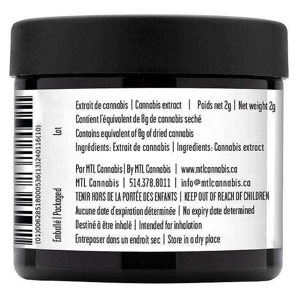 MTL Cannabis - Sage N' Sour Hash