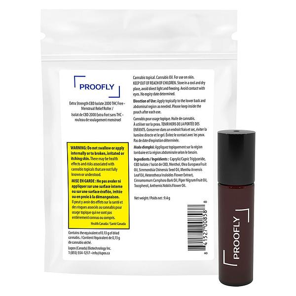 Proofly - Extra Strength Cbd Isolate 2000 Thc Free Menstrual Relief