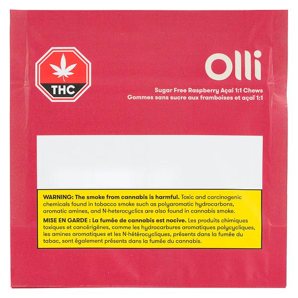 Olli - Sugar Free Raspberry Acai 1:1 Soft Chews