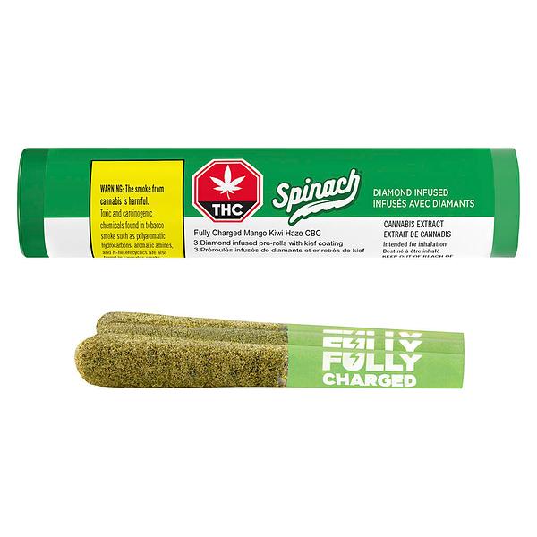 Spinach FEELZ - Mango Kiwi Haze Cbc Infused Pre Roll