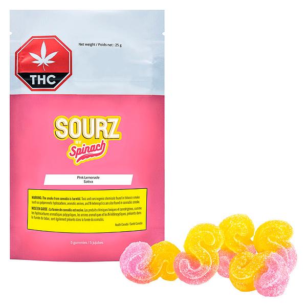SOURZ by Spinach - Pink Lemonade Gummies