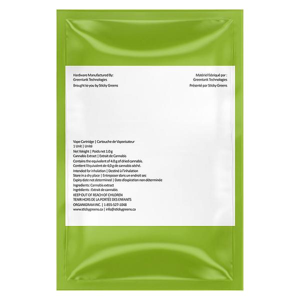 Sticky Greens - Just Greens 510 Thread Cartridge