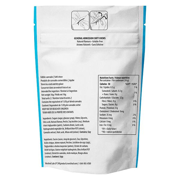 General Admission - Blue Rocket Soft Chews