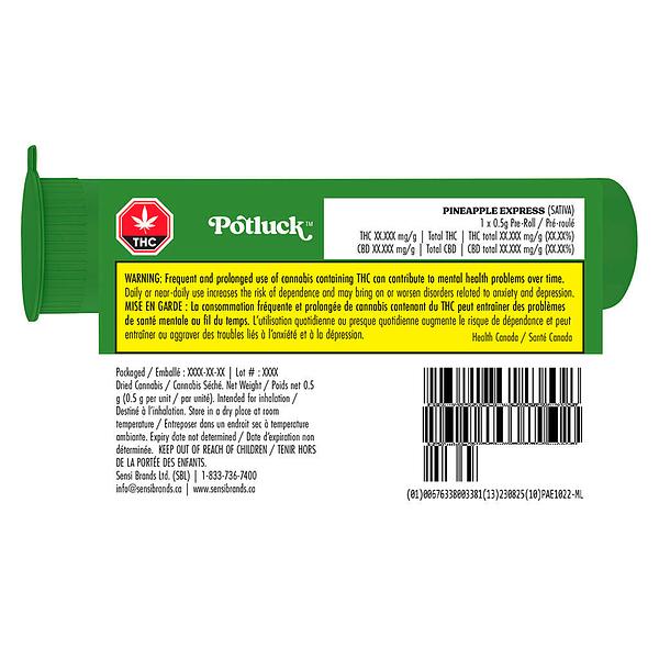 Potluck - Pineapple Express Pre Roll