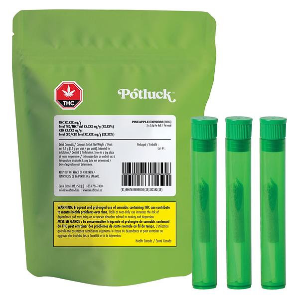 Potluck - Pineapple Express Pre Roll