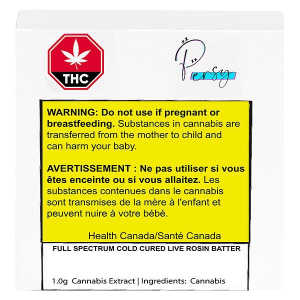 LOT420 X PERSY - Full Spectrum Cold Cured Live Rosin Batter