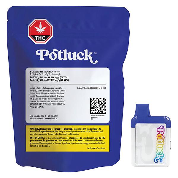 Potluck - Blueberry Vanilla Disposable Vape