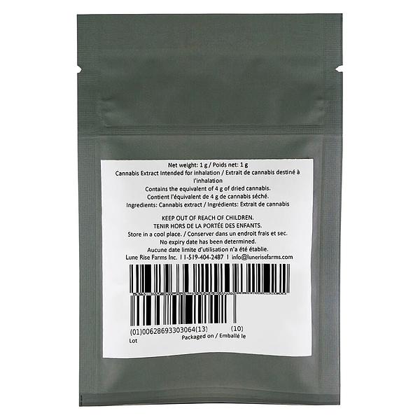 Lune Rise Farms - 2:1 Lemon Zest Live Resin 510 Thread