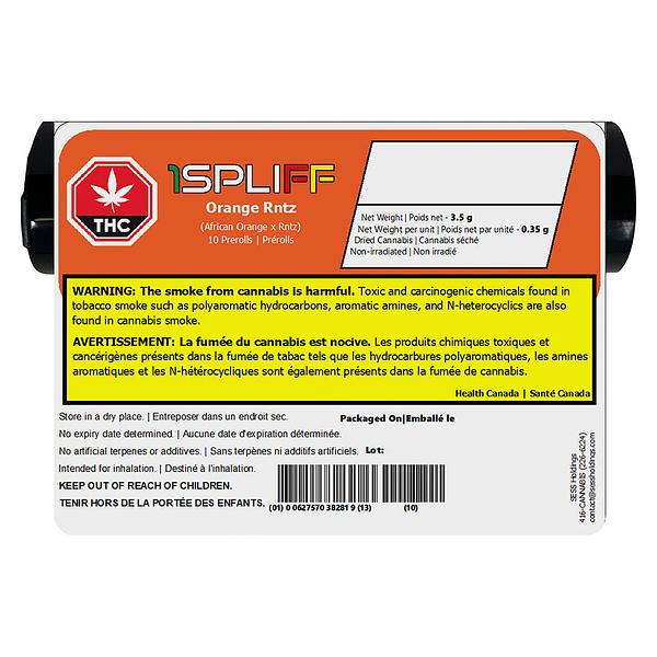 1Spliff - Orange Rntz Pre Roll