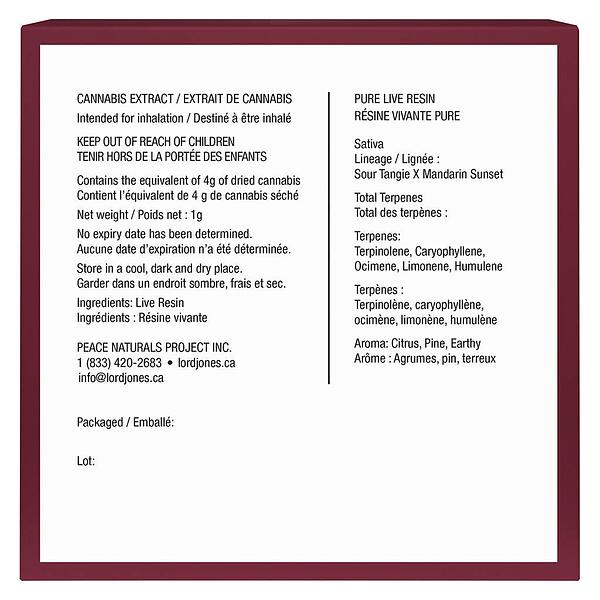 Lord Jones - Orange Velvet Live Resin Caviar image 3