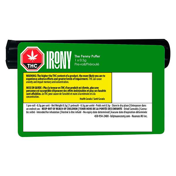 IRONY - The Penny Puffer Pre Roll