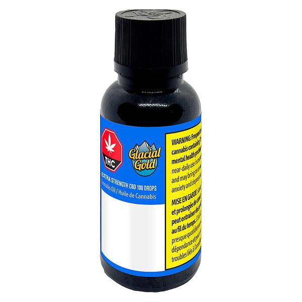 Glacial Gold - Extra Strength CBD 100 Drops