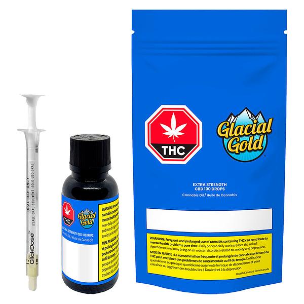 Glacial Gold - Extra Strength CBD 100 Drops