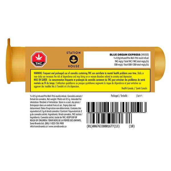 Station House - Blue Dream Express Infused Pre Roll