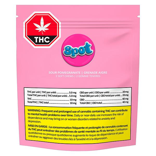 SPOT - Sour Pomegranate Soft Chews