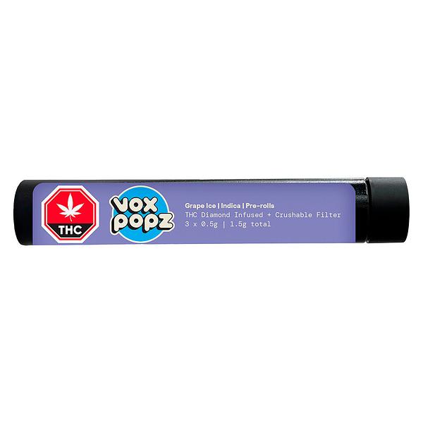 Vox Popz - Grape Ice Crushable Infused Pre Roll