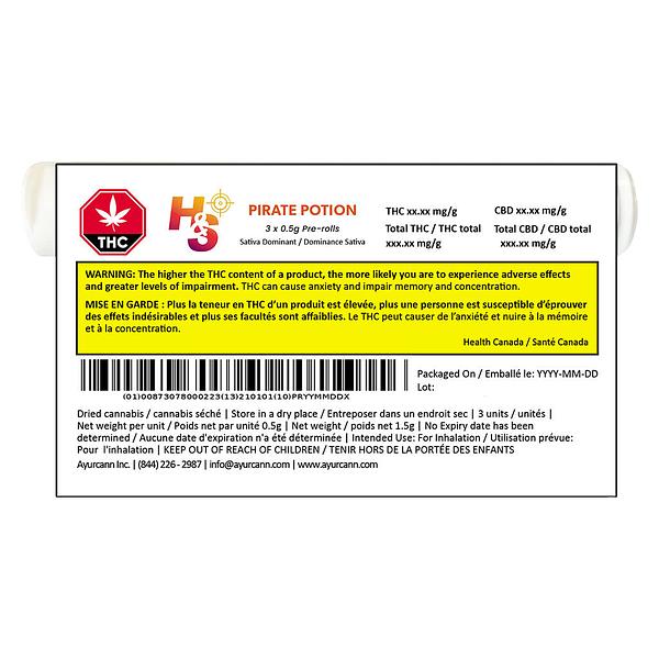 H&S - Pirate Potion Sativa Pre Roll