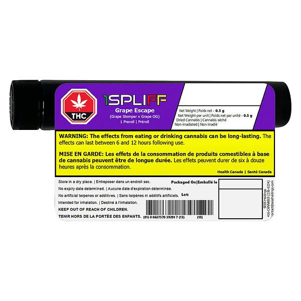 1Spliff - Grape Escape Pre-Roll