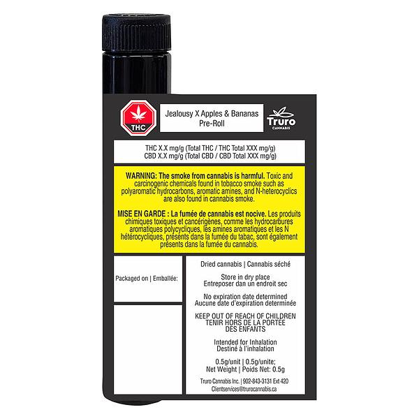 Truro - Jealousy x Apples & Bananas Pre-Roll