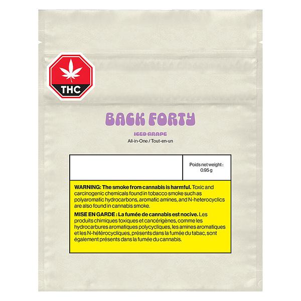 Back Forty - Iced Grape Disposable Pen