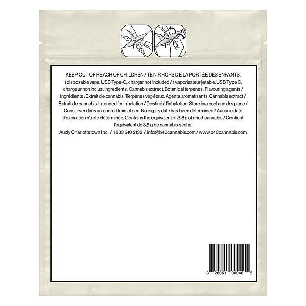 Back Forty - Iced Grape Disposable Pen