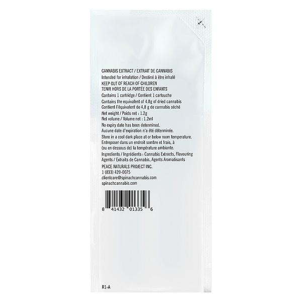 Spinach - Cotton Dandy Kush 510 Thread Cartridge