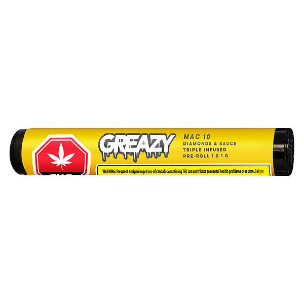 GREAZY - MAC10 Diamonds & Sauce Infused Pre Roll