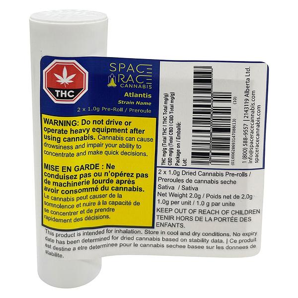 Space Race Cannabis - Atlantis Pre Roll