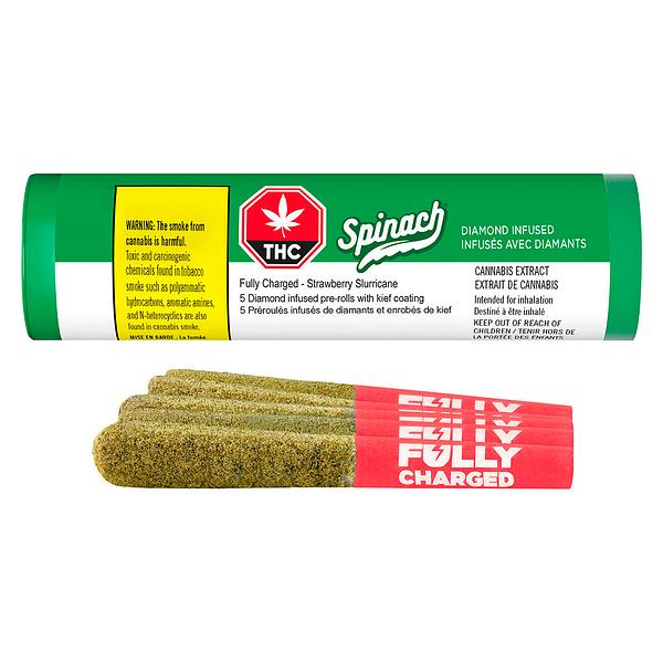 Spinach - Fully Charged Strawberry Slurricane infused Pre Roll