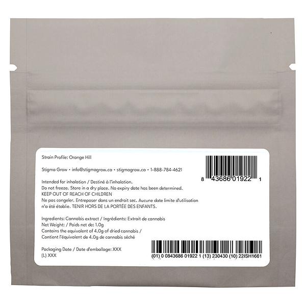 Dab Bods - Orange Hill Indica Shatter