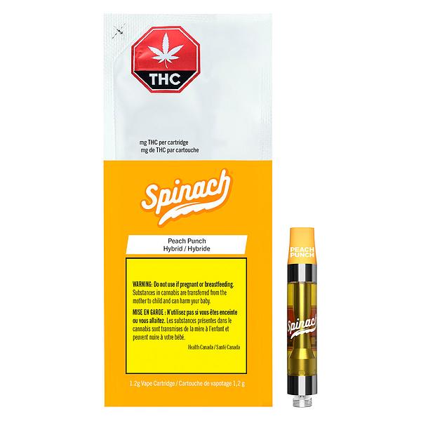 Spinach - Peach Punch 510 Thread Cartridge