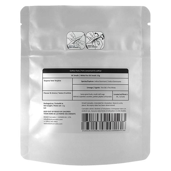 BC Smalls - White Fire OG Craft Smalls