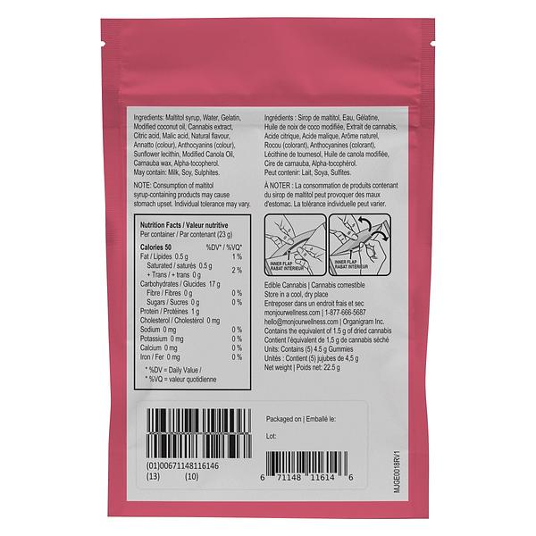Monjour - Orchard Medley CBD 30mg Sugar Free Gummies image 3