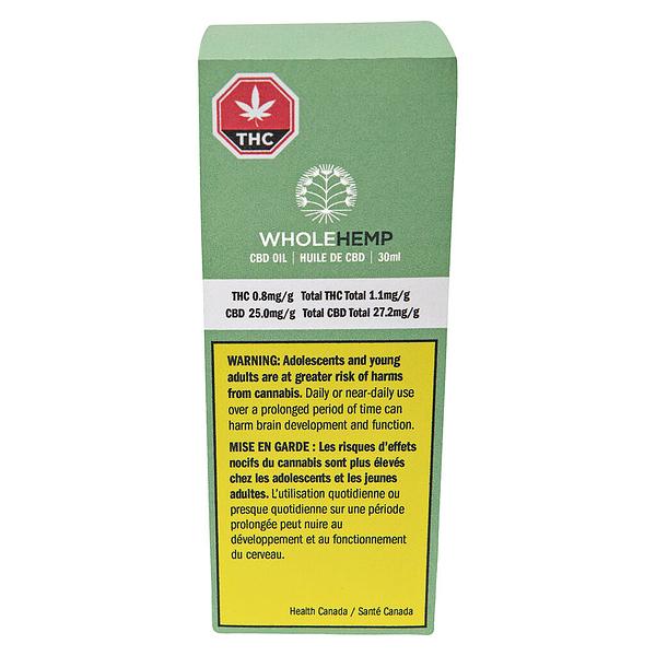 WholeHemp - Full Spectrum CBD Oil