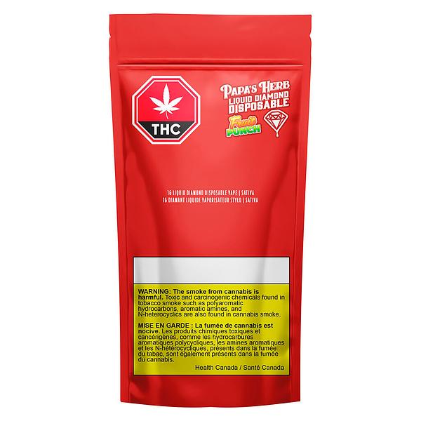 Papa's Herb - Sativa Fruit Punch Liquid Diamond Disposable