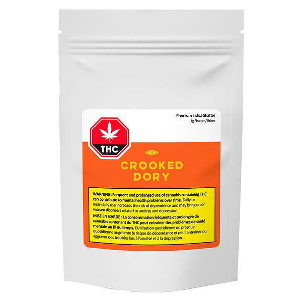 Crooked Dory - Premium Indica Shatter