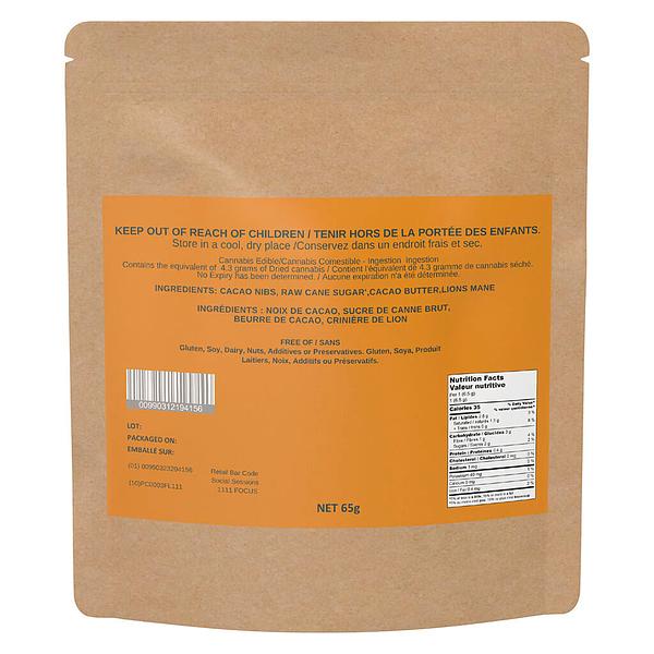 Social Sessions - 1111 Thc Micro-Dosed Vegan Chocolate With Lions Mane image 3