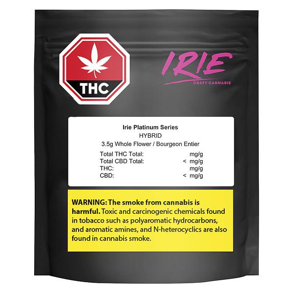 Irie Craft Cannabis - Irie Platinum Series