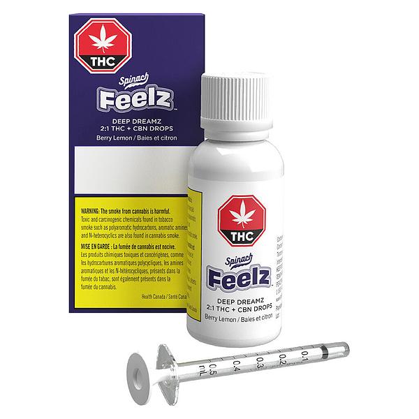 Spinach FEELZ - Deep Dreamz THC + CBN Drops